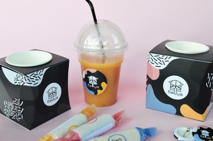 Badza 冰淇淋包装由 Isidora Tomic 设计 Badza 冰淇淋包装由 Isidora Tomic 设计