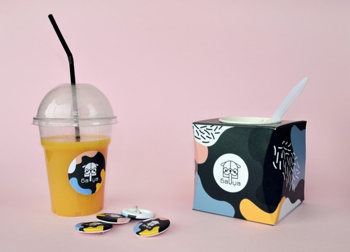 Badza 冰淇淋包装由 Isidora Tomic 设计 Badza 冰淇淋包装由 Isidora Tomic 设计