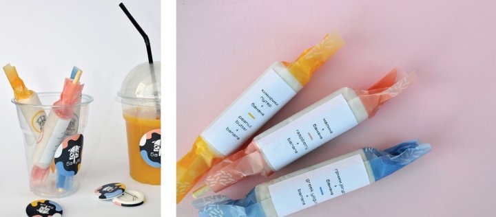 Badza 冰淇淋包装由 Isidora Tomic 设计 Badza 冰淇淋包装由 Isidora Tomic 设计