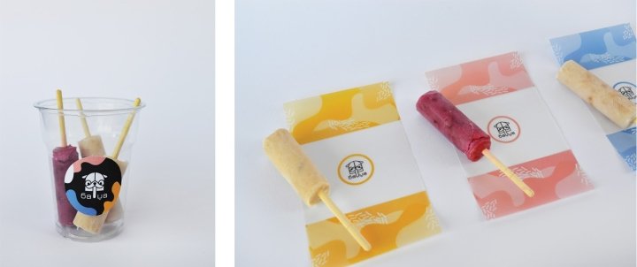 Badza 冰淇淋包装由 Isidora Tomic 设计 Badza 冰淇淋包装由 Isidora Tomic 设计