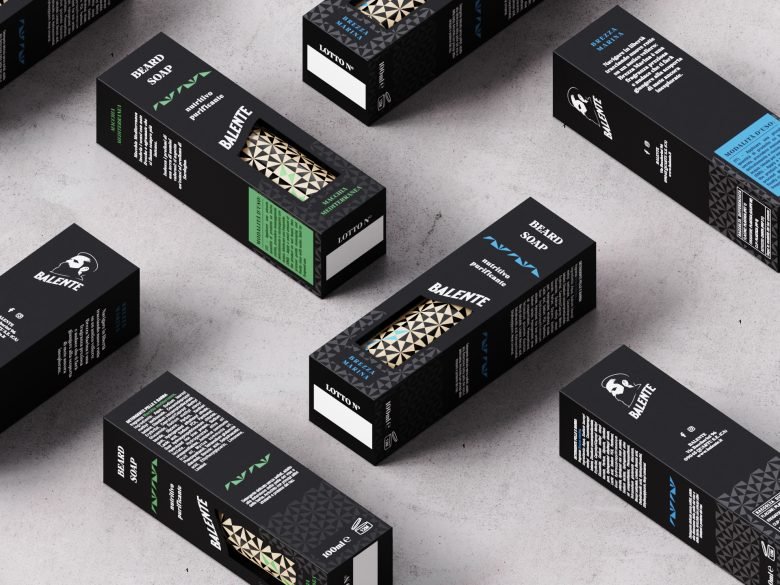 Mood Packaging Studio 的 Balente 男士化妆品