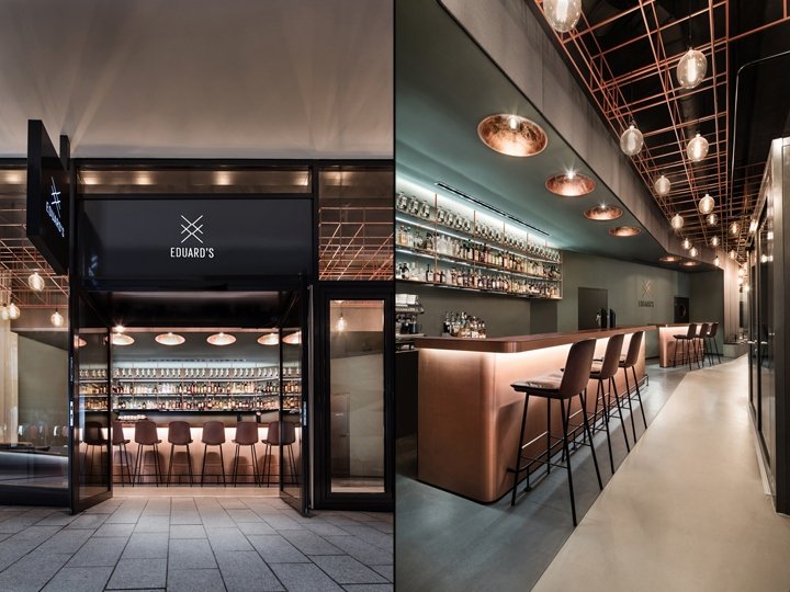 Bar Eduard’s by DIA – Dittel Architekten，斯图加特 – 德国