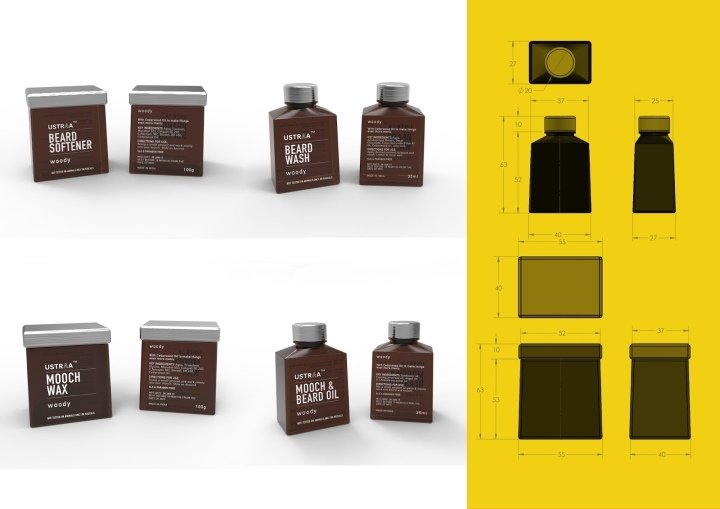 Kit USTRAA 胡须美容，印度浦那