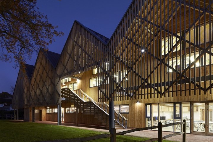 Bedales 学校艺术与设计，Feilden Clegg Bradley Studios，彼得斯菲尔德 – 英国