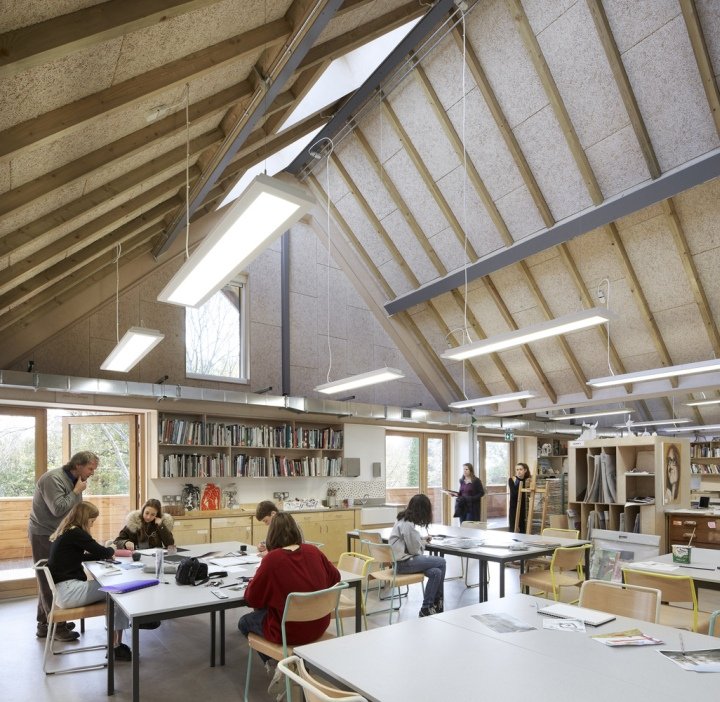 Bedales 学校艺术与设计，Feilden Clegg Bradley Studios，彼得斯菲尔德 – 英国