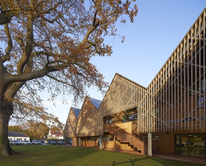 Bedales 学校艺术与设计，Feilden Clegg Bradley Studios，彼得斯菲尔德 – 英国
