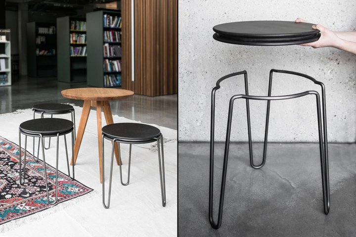 布洛赫合作伙伴设计的 Bender 凳子 布洛赫合作伙伴设计的 Bender 凳子