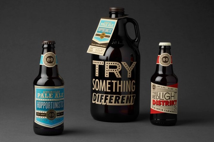 黑锤啤酒厂包装由 Celina Oh 设计