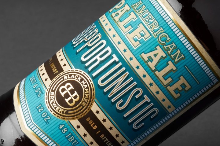 黑锤啤酒厂包装由 Celina Oh 设计