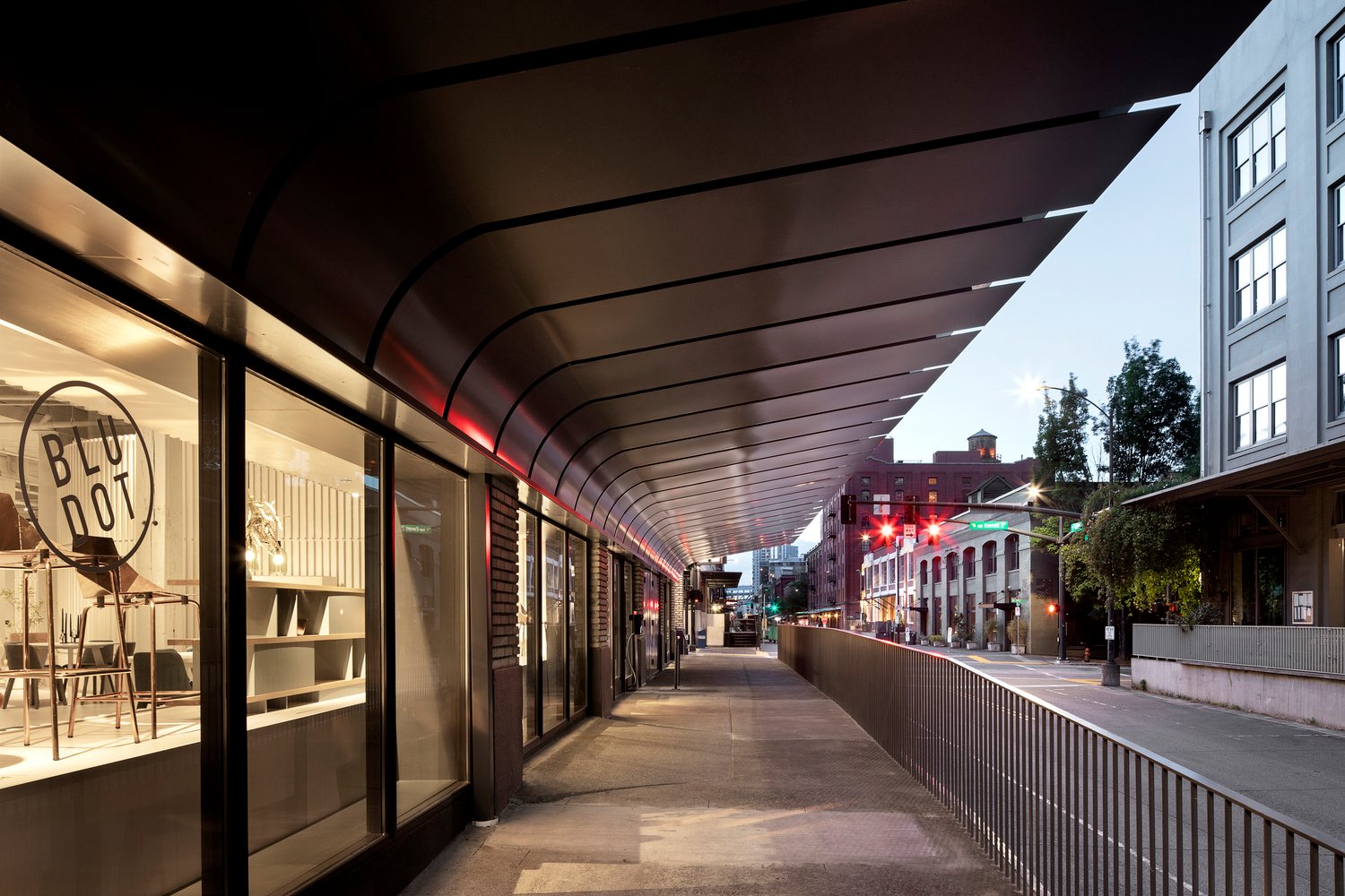 蓝点展厅由 Waechter Architecture 设计