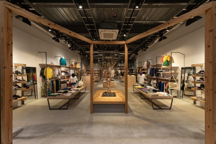 Blue in Green 商店，由 Space Co. Ltd 设计，广岛 – 日本
