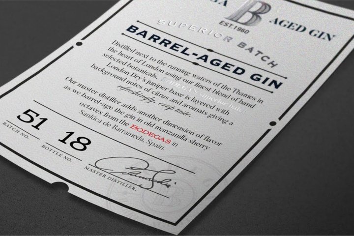 Carrousel 的 Bodega 杜松子酒包装