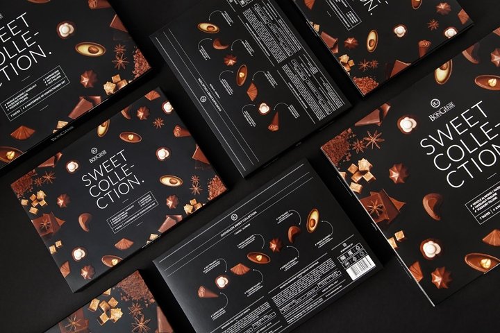 Fabula Branding 设计的 BonGenie Sweet Collection 包装
