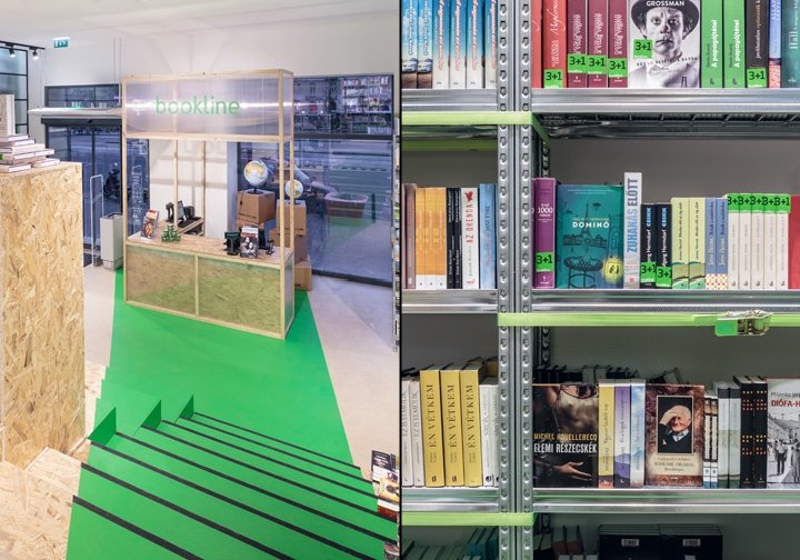 Bookline 快闪店,由 81font Architecture & Design 设计,匈牙利布达佩斯 Bookline 快闪店,由 81font Architecture & Design 设计,匈牙利布达佩斯