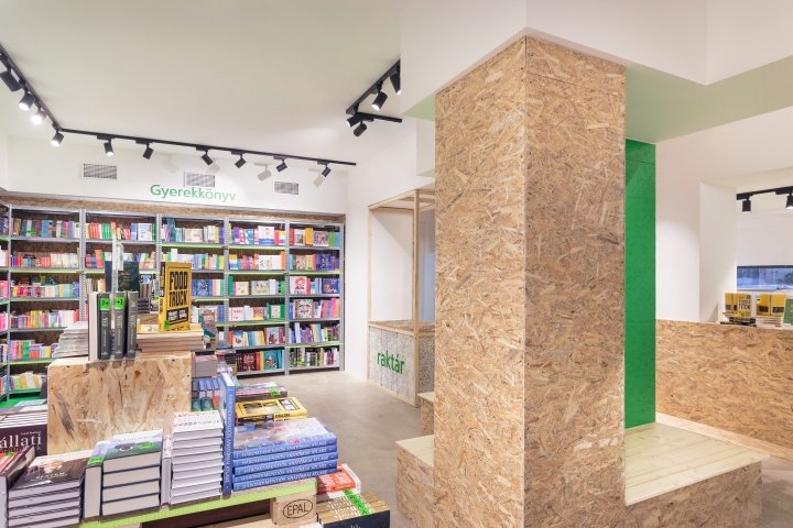 Bookline 快闪店,由 81font Architecture & Design 设计,匈牙利布达佩斯 Bookline 快闪店,由 81font Architecture & Design 设计,匈牙利布达佩斯