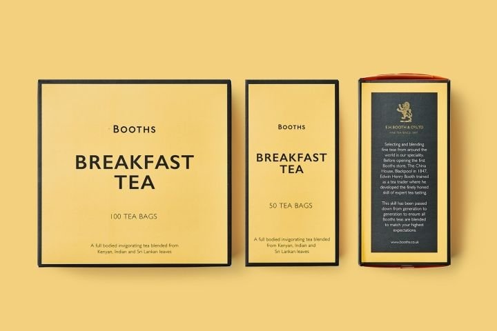 Smith&+Village 的 Booth 茶系列包装 Smith&+Village 的 Booth 茶系列包装
