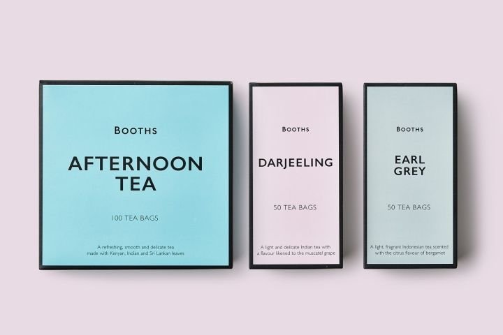 Smith&+Village 的 Booth 茶系列包装 Smith&+Village 的 Booth 茶系列包装
