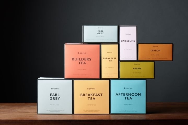 Smith&+Village 的 Booth 茶系列包装 Smith&+Village 的 Booth 茶系列包装