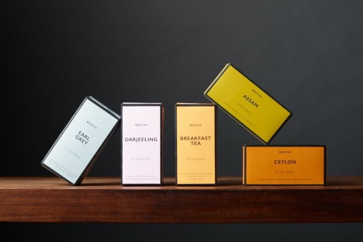 Smith&+Village 的 Booth 茶系列包装 Smith&+Village 的 Booth 茶系列包装
