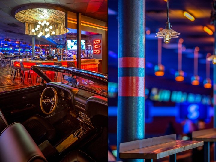 Bowlero 酒吧,CallisonRTKL,新泽西州北不伦瑞克镇 Bowlero 酒吧,CallisonRTKL,新泽西州北不伦瑞克镇