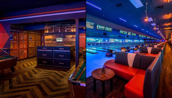 Bowlero 酒吧,CallisonRTKL,新泽西州北不伦瑞克镇 Bowlero 酒吧,CallisonRTKL,新泽西州北不伦瑞克镇