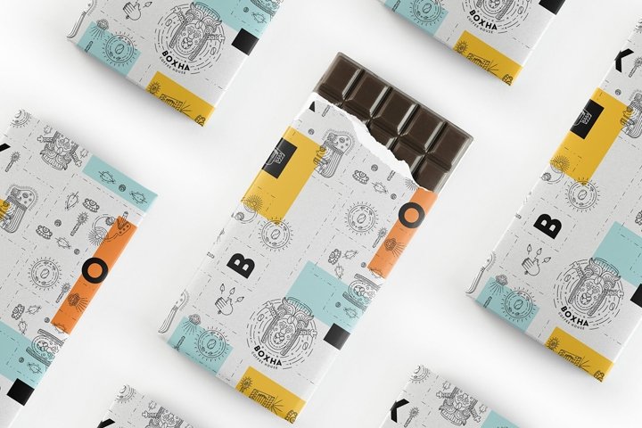 Boxha 咖啡馆形象由 Eme Design Studio 设计
