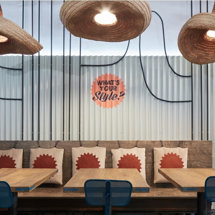 Burrito Loco 餐厅，由 Studio Formafatal 设计，布拉格 – 捷克共和国
