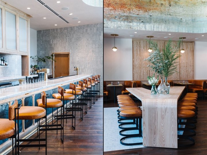 由 Square Feet Studio 设计的 C. Ellet 餐厅，佐治亚州亚特兰大