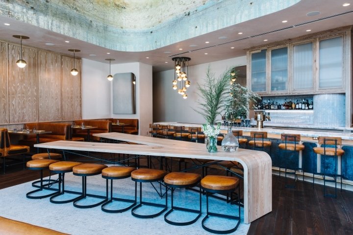 由 Square Feet Studio 设计的 C. Ellet 餐厅，佐治亚州亚特兰大