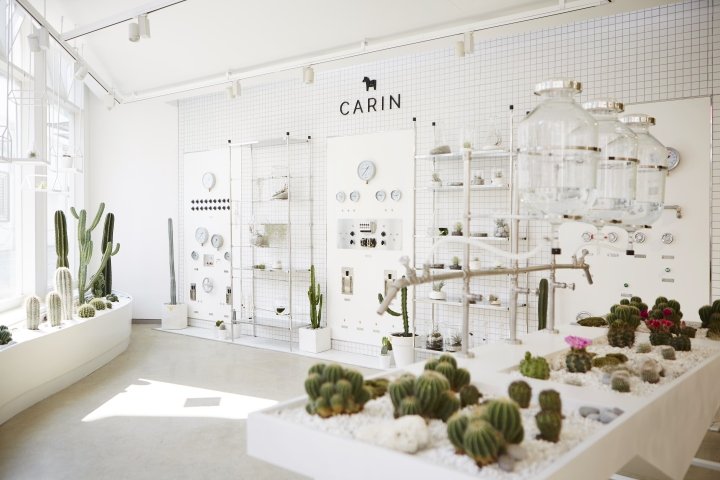 NiiiZ Design LAB 设计的 CARIN 旗舰店，韩国首尔