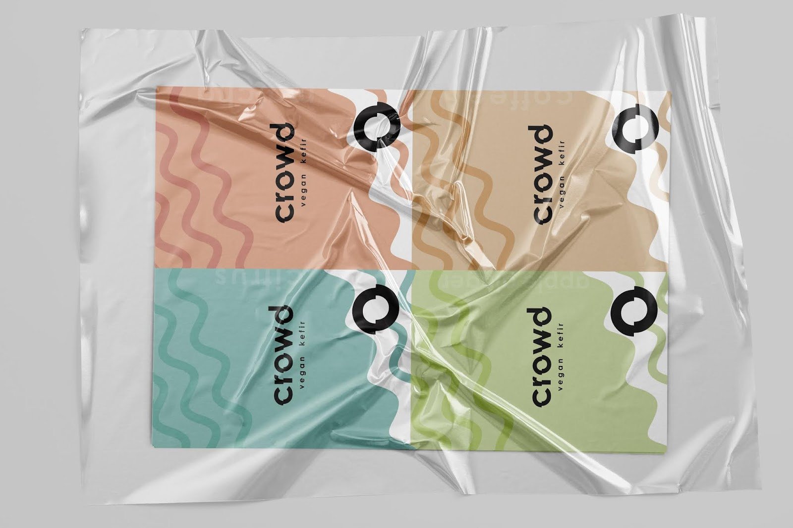 CROWD 纯素开菲尔，由 KONTORA 设计机构设计