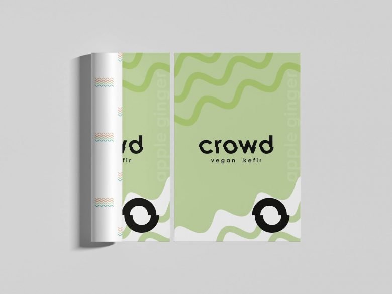 CROWD 纯素开菲尔，由 KONTORA 设计机构设计