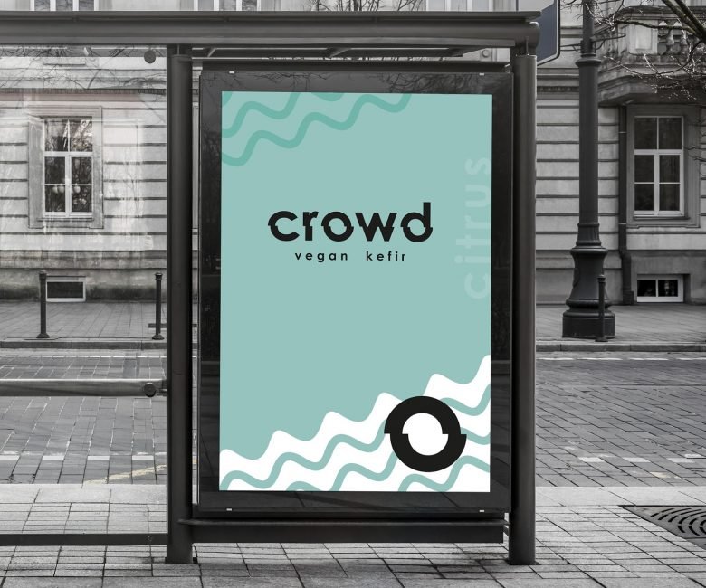 CROWD 纯素开菲尔，由 KONTORA 设计机构设计