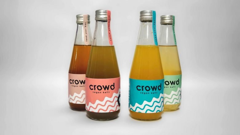 CROWD 纯素开菲尔，由 KONTORA 设计机构设计