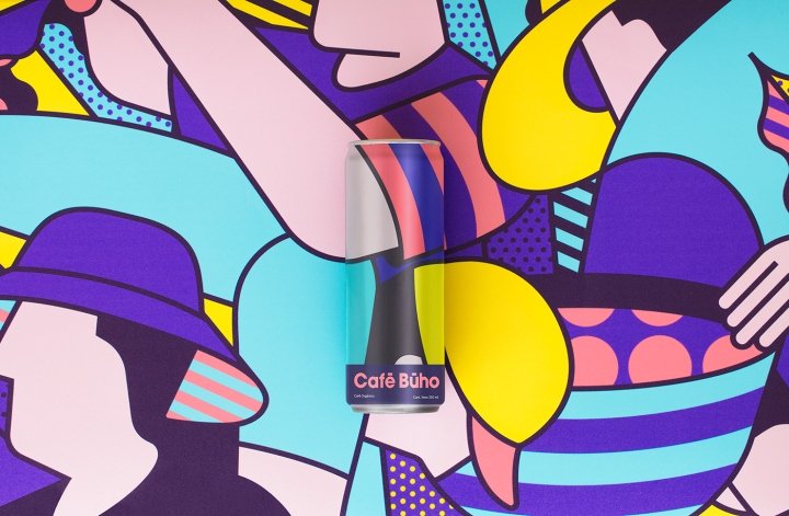 Futura 的 Café Buho 品牌。 Futura 的 Café Buho 品牌。