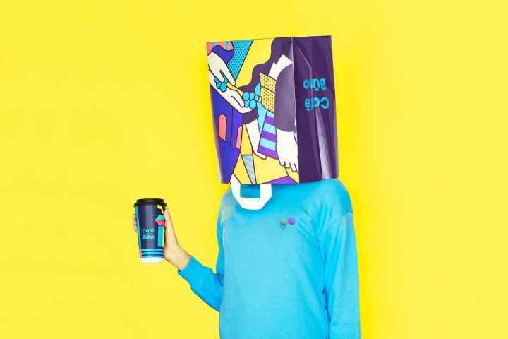 Futura 的 Café Buho 品牌。 Futura 的 Café Buho 品牌。