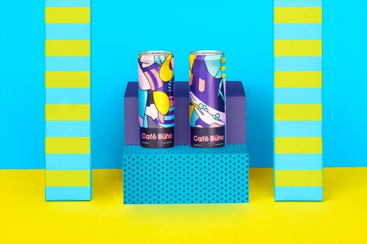 Futura 的 Café Buho 品牌。 Futura 的 Café Buho 品牌。