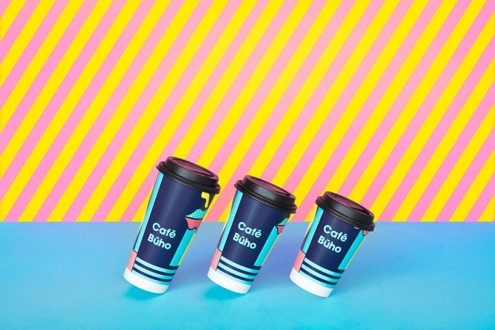 Futura 的 Café Buho 品牌。 Futura 的 Café Buho 品牌。