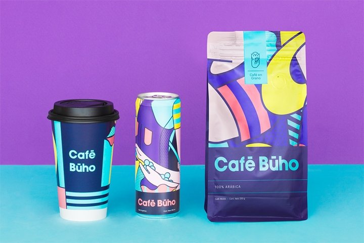 Futura 的 Café Buho 品牌。 Futura 的 Café Buho 品牌。