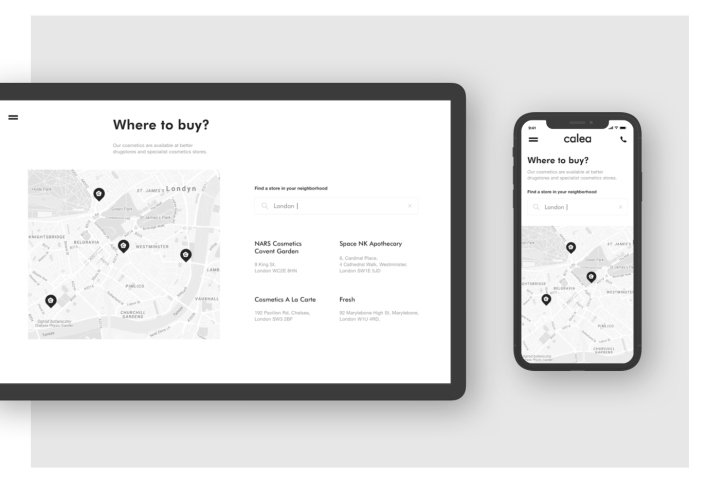 Calea Cosmetics 品牌和包装由 Dawid Wadach 设计