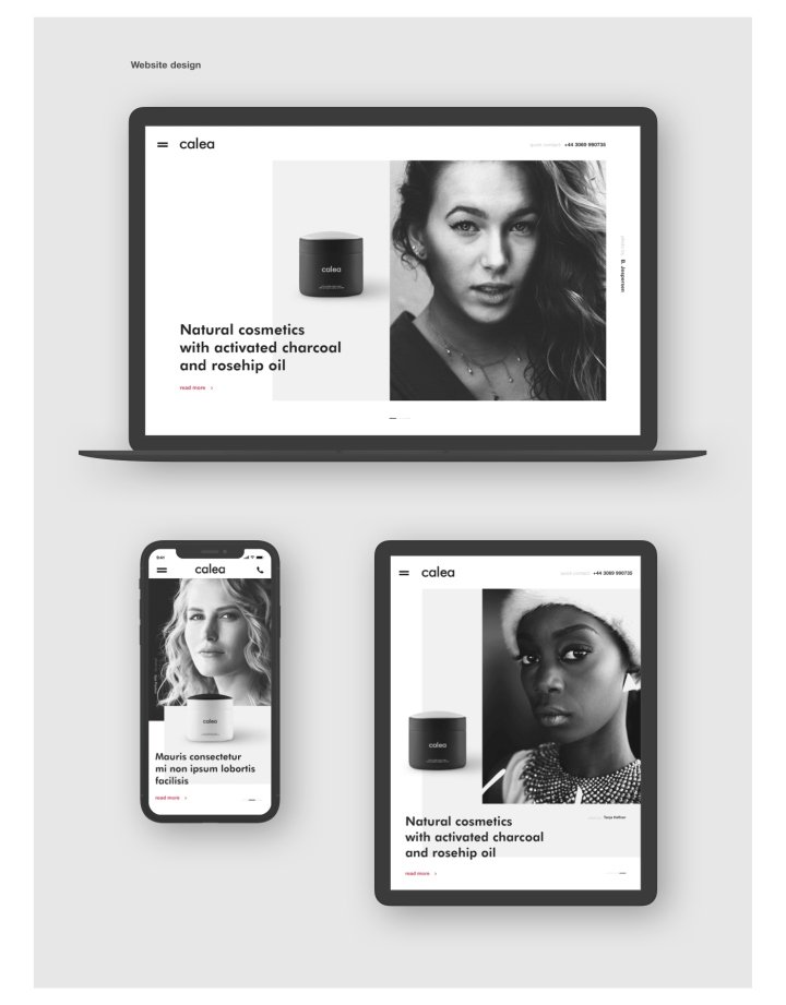 Calea Cosmetics 品牌和包装由 Dawid Wadach 设计