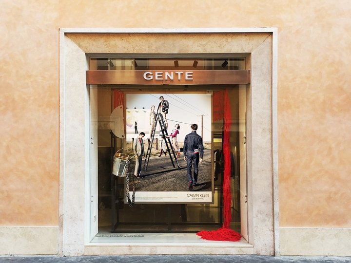 Arte Vetrina Project 设计的 Calvin Klein 橱窗