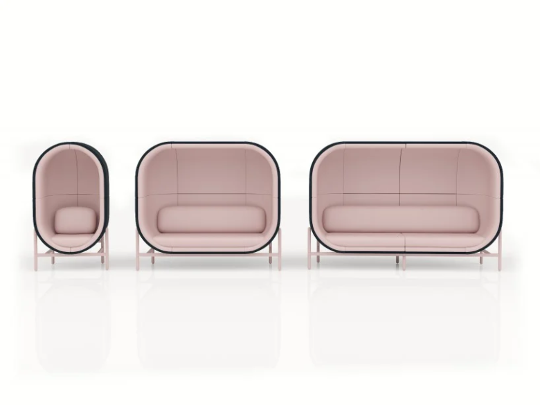 Kateryna Sokolova 为 Casala 设计的胶囊吸音椅 Kateryna Sokolova 为 Casala 设计的胶囊吸音椅