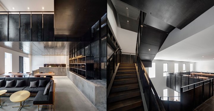 如恩设计的汽车车间和办公室，中国北京