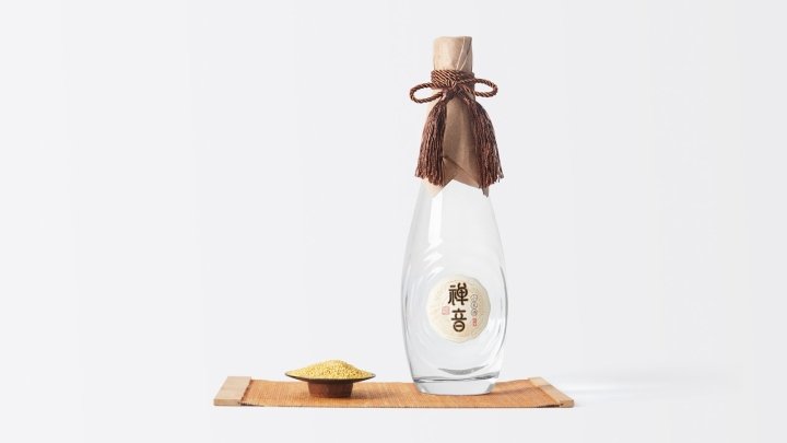 凌云创意的禅饮小米酒包装