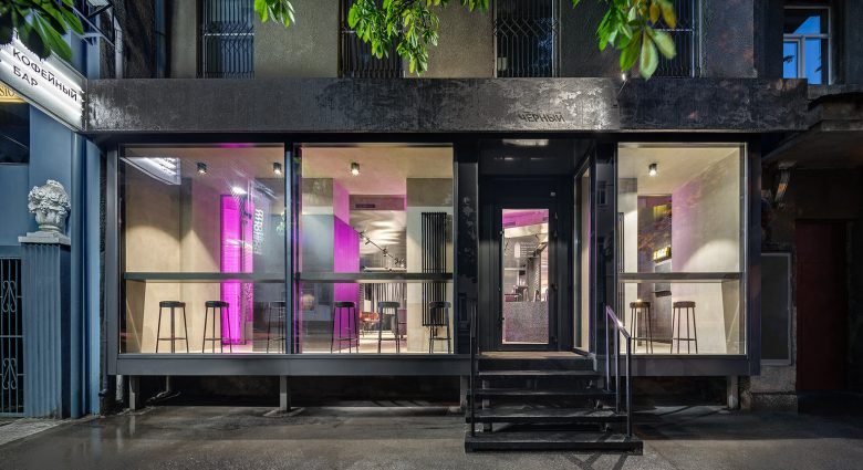 Chernyi 咖啡吧由 Ponomarenko Bureau 设计