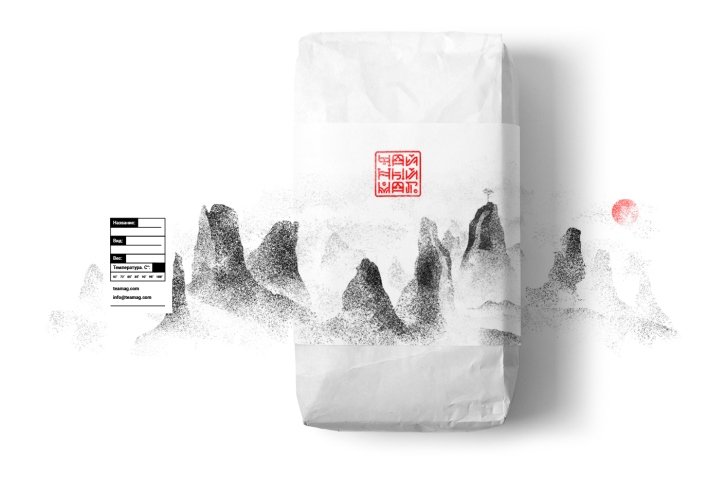 基里尔·莫斯科维奇 (Kirill Moskvich) 设计的中国茶店品牌