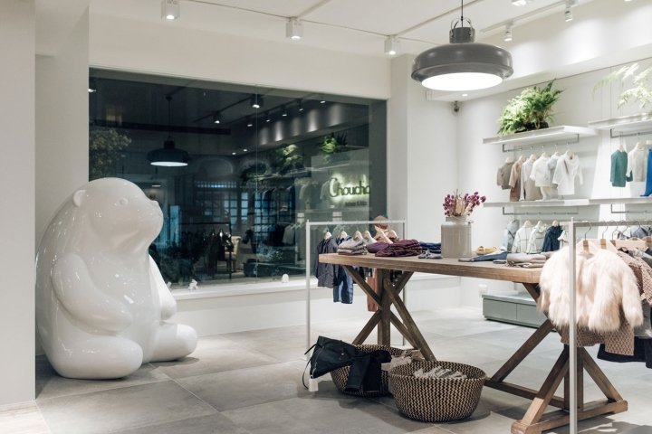 Studio Oj 设计的 Couchou Babyes & Kids 商店，台湾台北