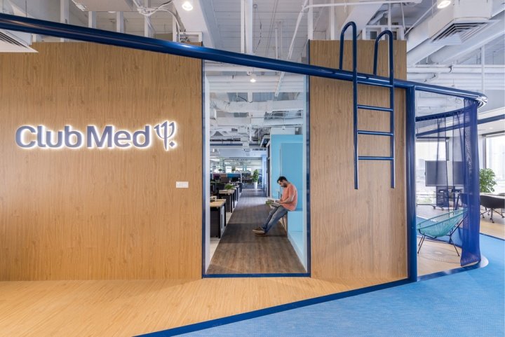 100architects 设计的 Club Med 办公室，中国上海