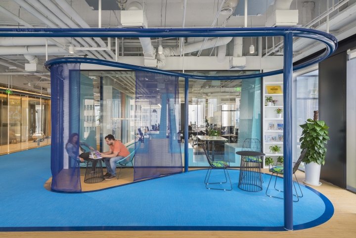 ClubMed 办公室由 Diego Fuertes 和 100architects 设计，中国上海